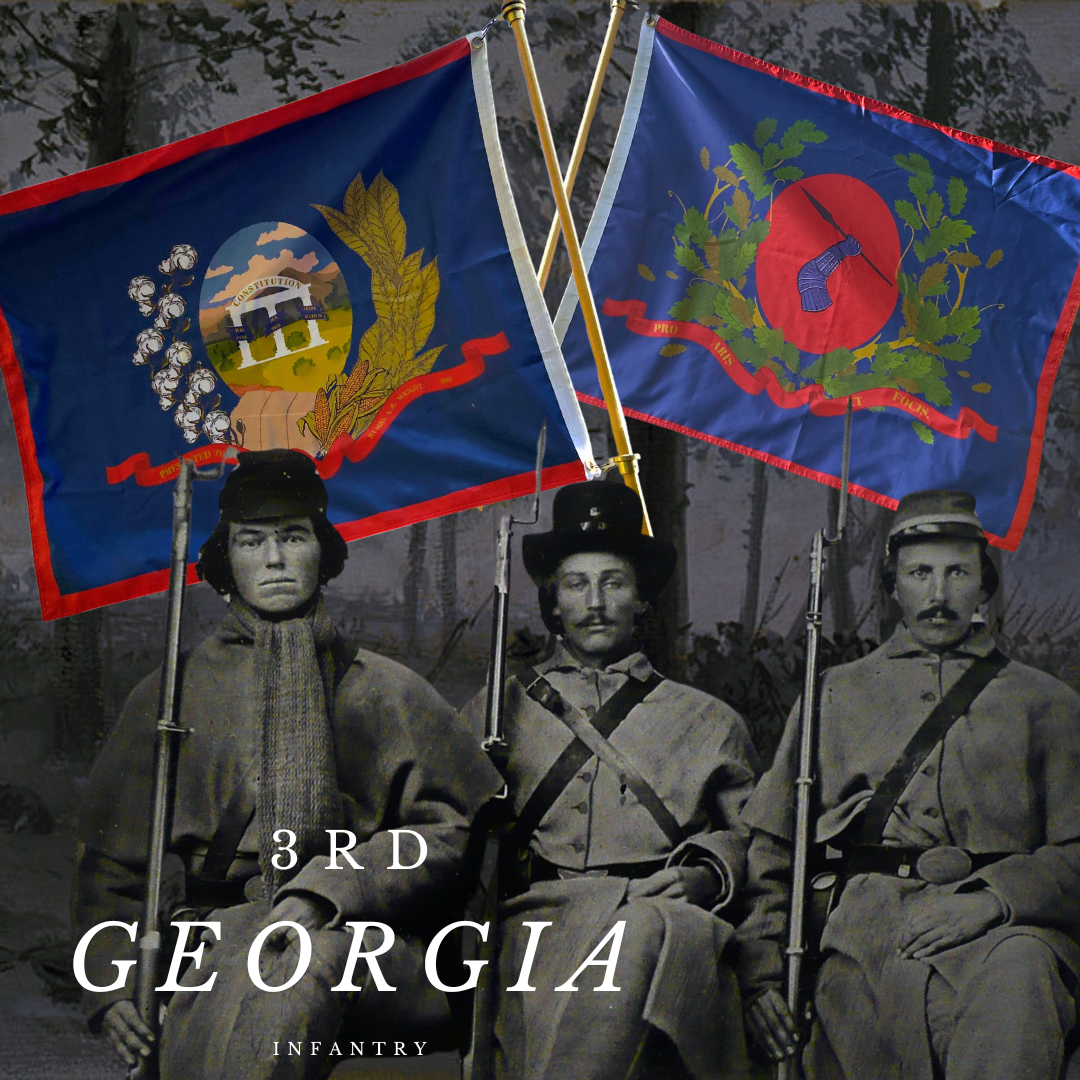 "Pro aris et focis" - "for hearth and home" - 3rd Georgia Regimental House Flag