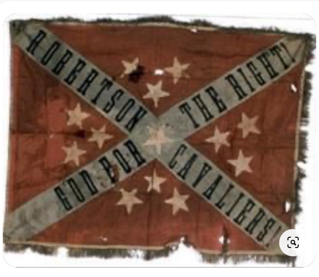 "God for the Right!" Robertson Cavaliers Flag Stickers/Magnet