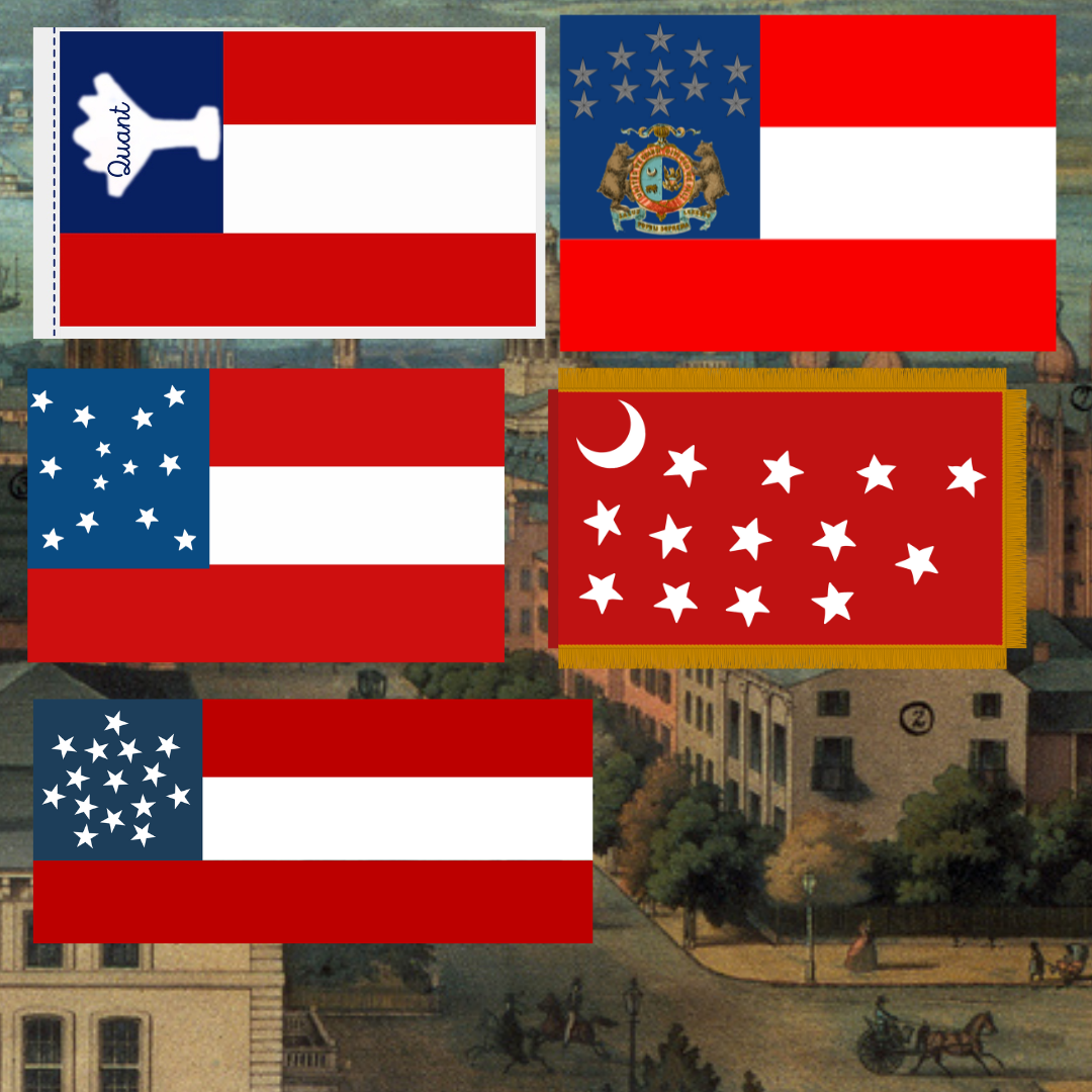 Missouri Flag Sticker Set