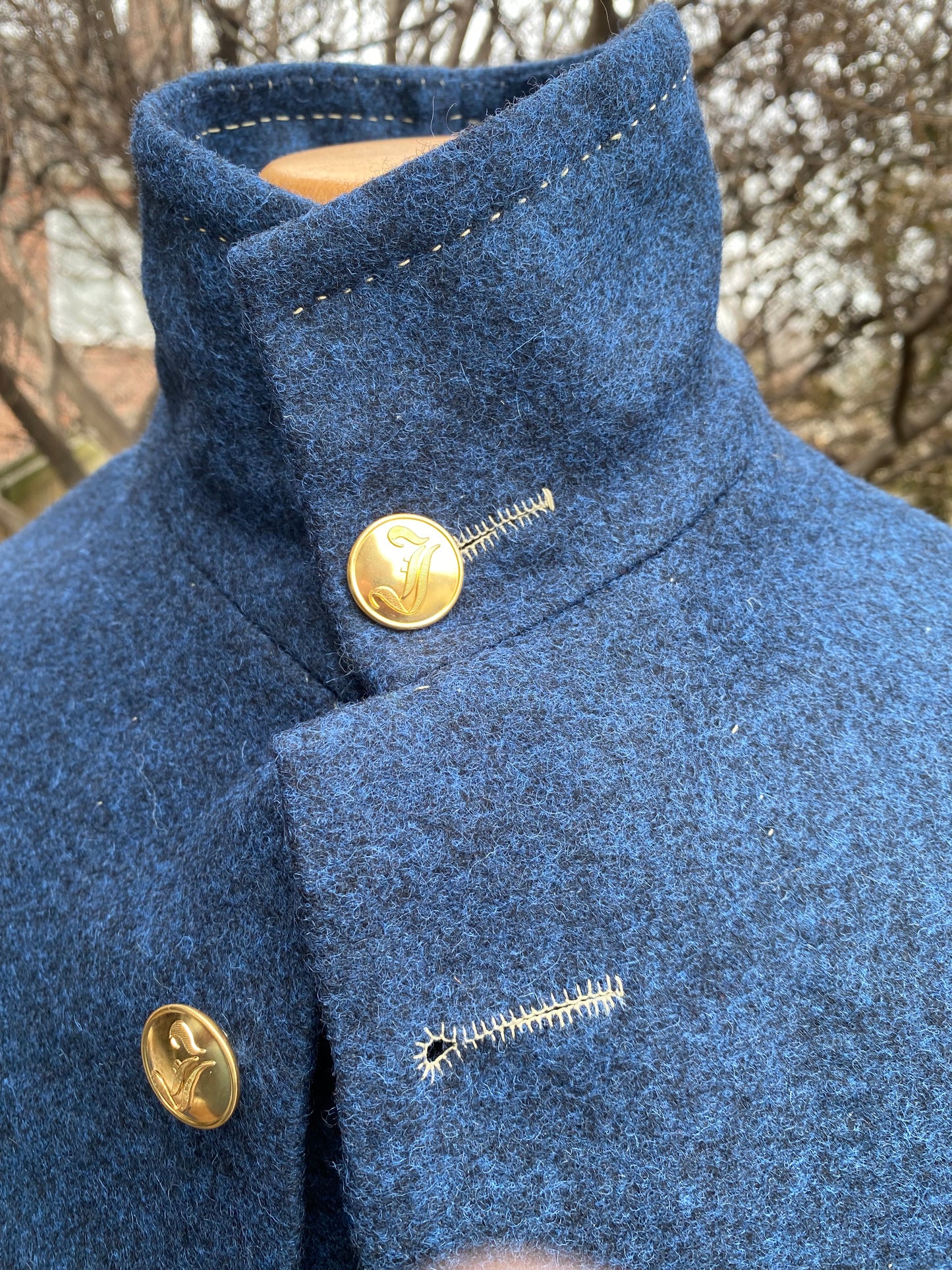 Import English Army Overcoat - S. Isaac, Campbell