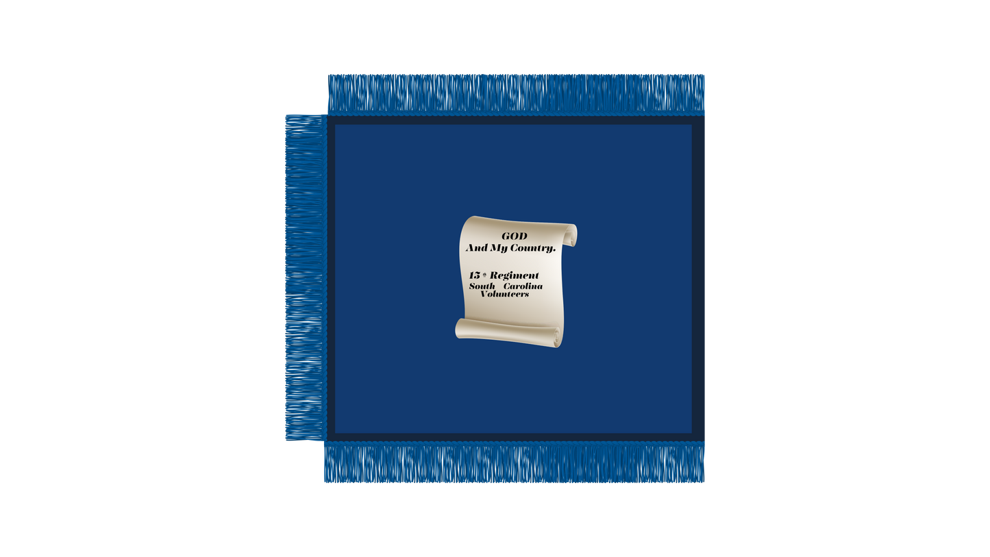 15th South Carolina Volunteers Flag Stickers