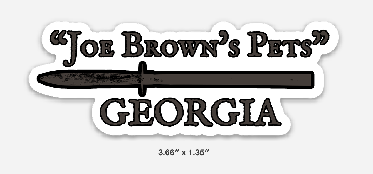 "Joe Brown's Pets" Georgia State Militia Stickers