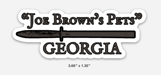 "Joe Brown's Pets" Georgia State Militia Stickers