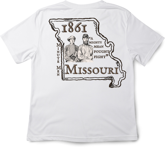 "A mighty mean fought fight" Missouri State Guard Shirt