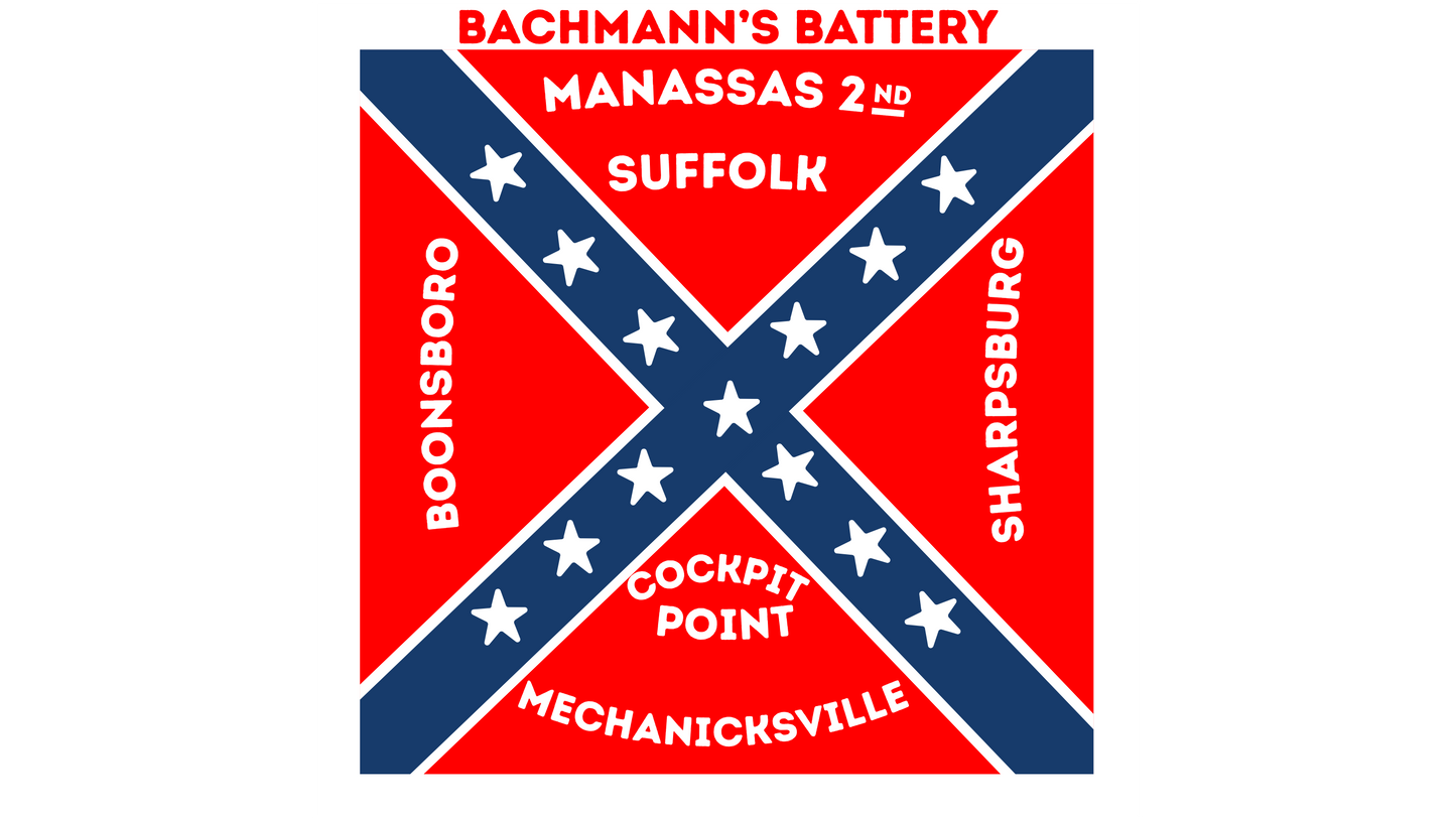 Hampton's Legion - Bachmann's South Carolina Battery House Flag