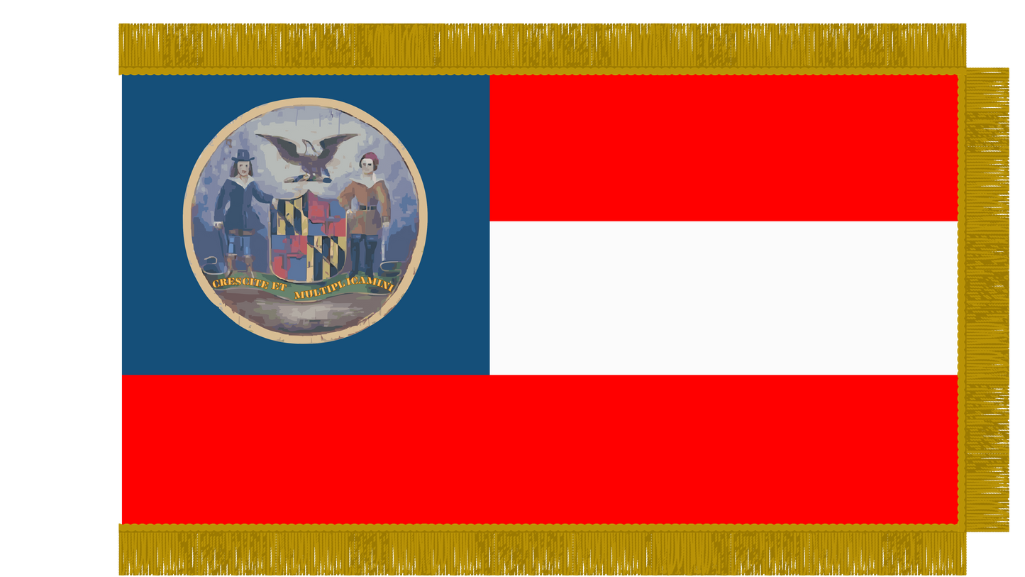 1st Maryland Cavalry 1st National Flag Stickers/Magnet