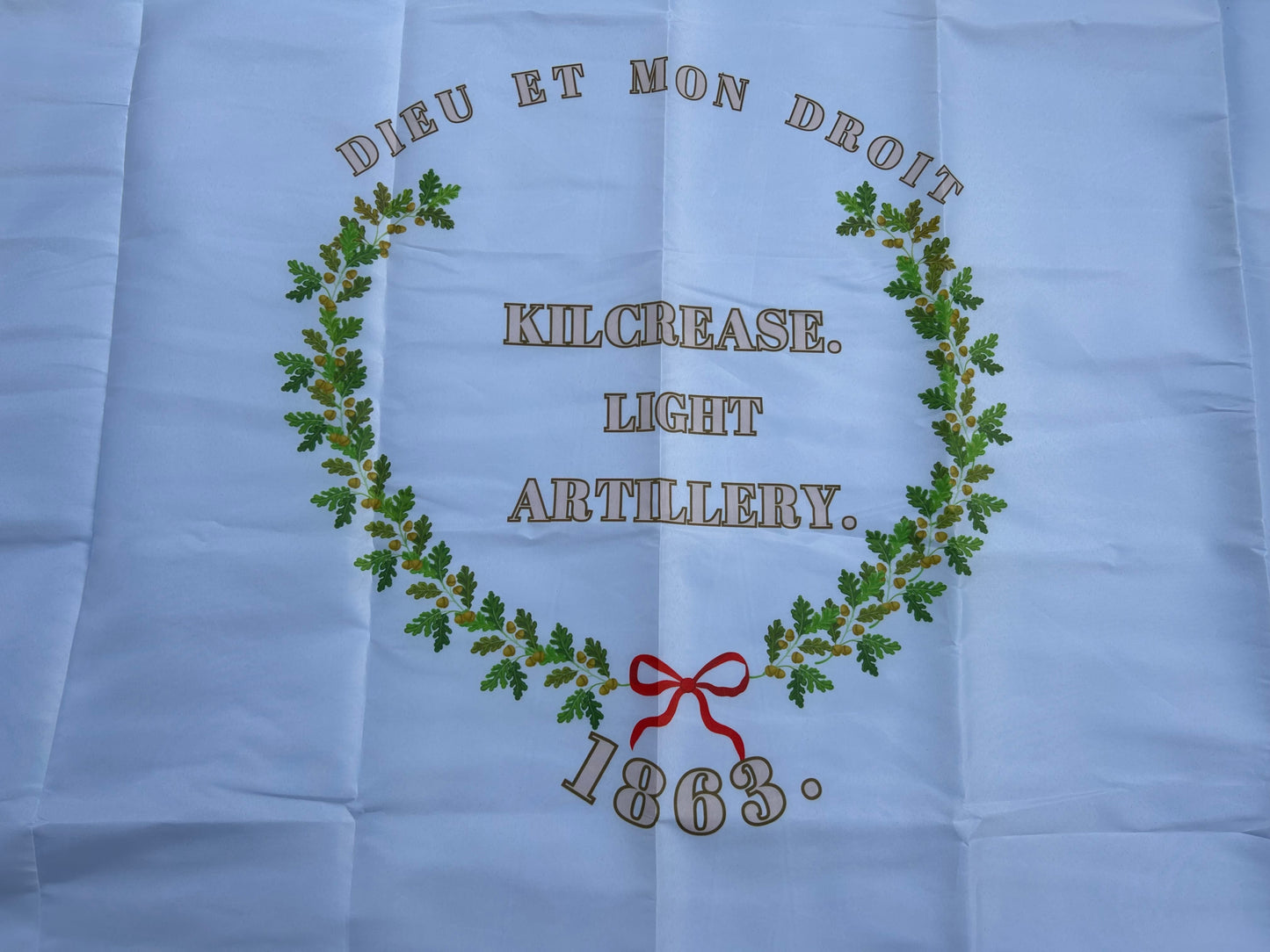 "God and Our Rights" Kilcrease Light Artillery Flag