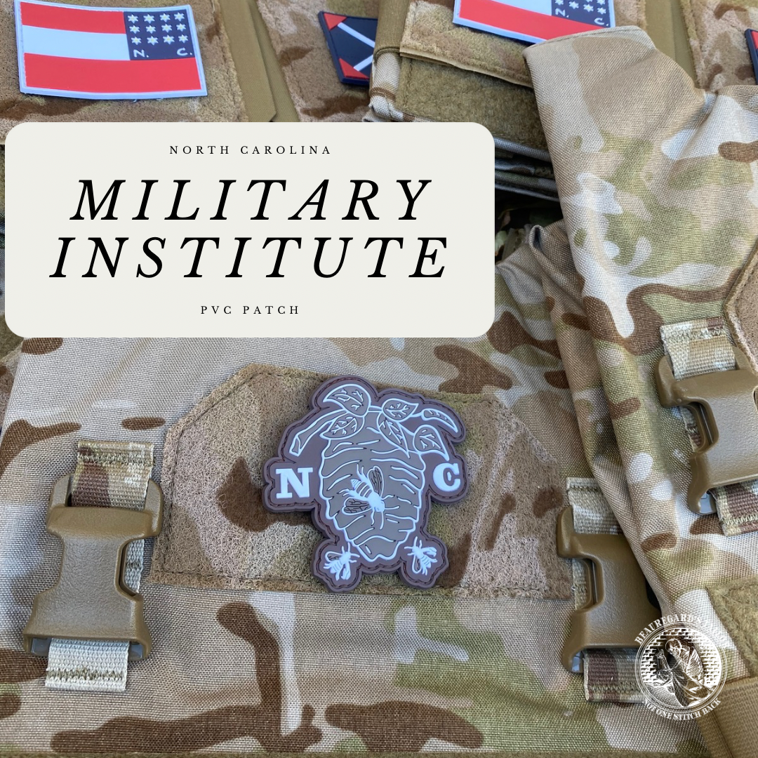 North Carolina Military Institute Beehive/Hornets' Nest PVC Patch