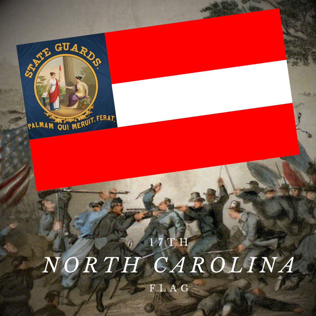 17th North Carolina - Company L Flag - Stickers/Magnet