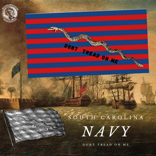 "Don't Tread on Me" South Carolina Navy Ensign Stickers
