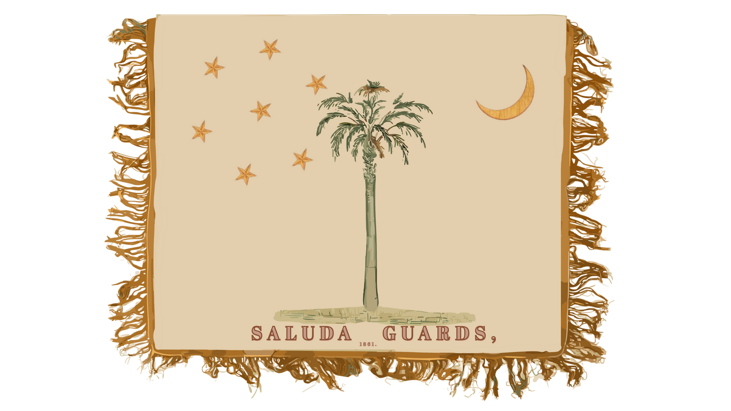 1st South Carolina Volunteers - Company O - Saluda Guards Flag