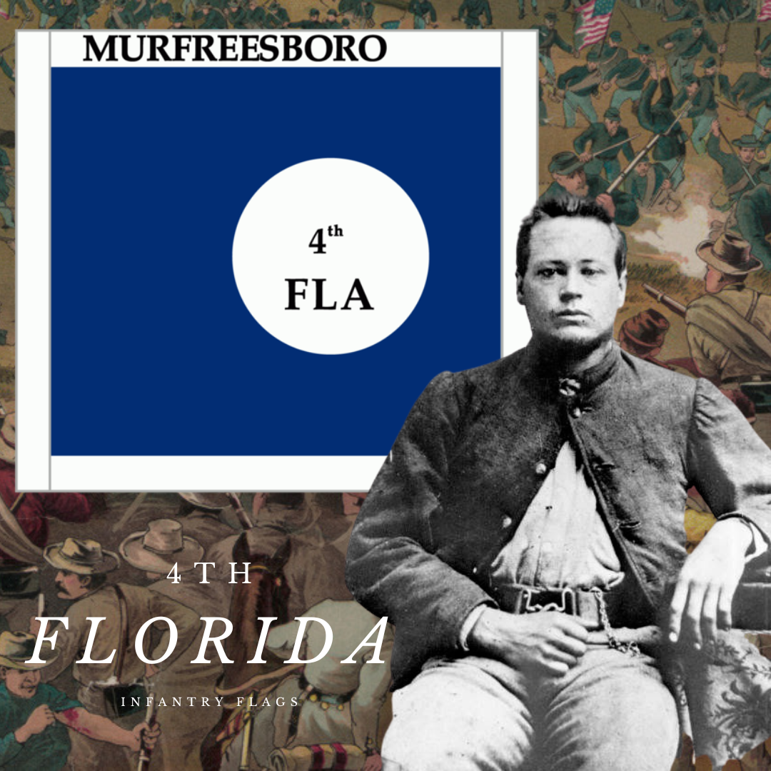 4th Florida Hardee Flag Stickers/Magnets