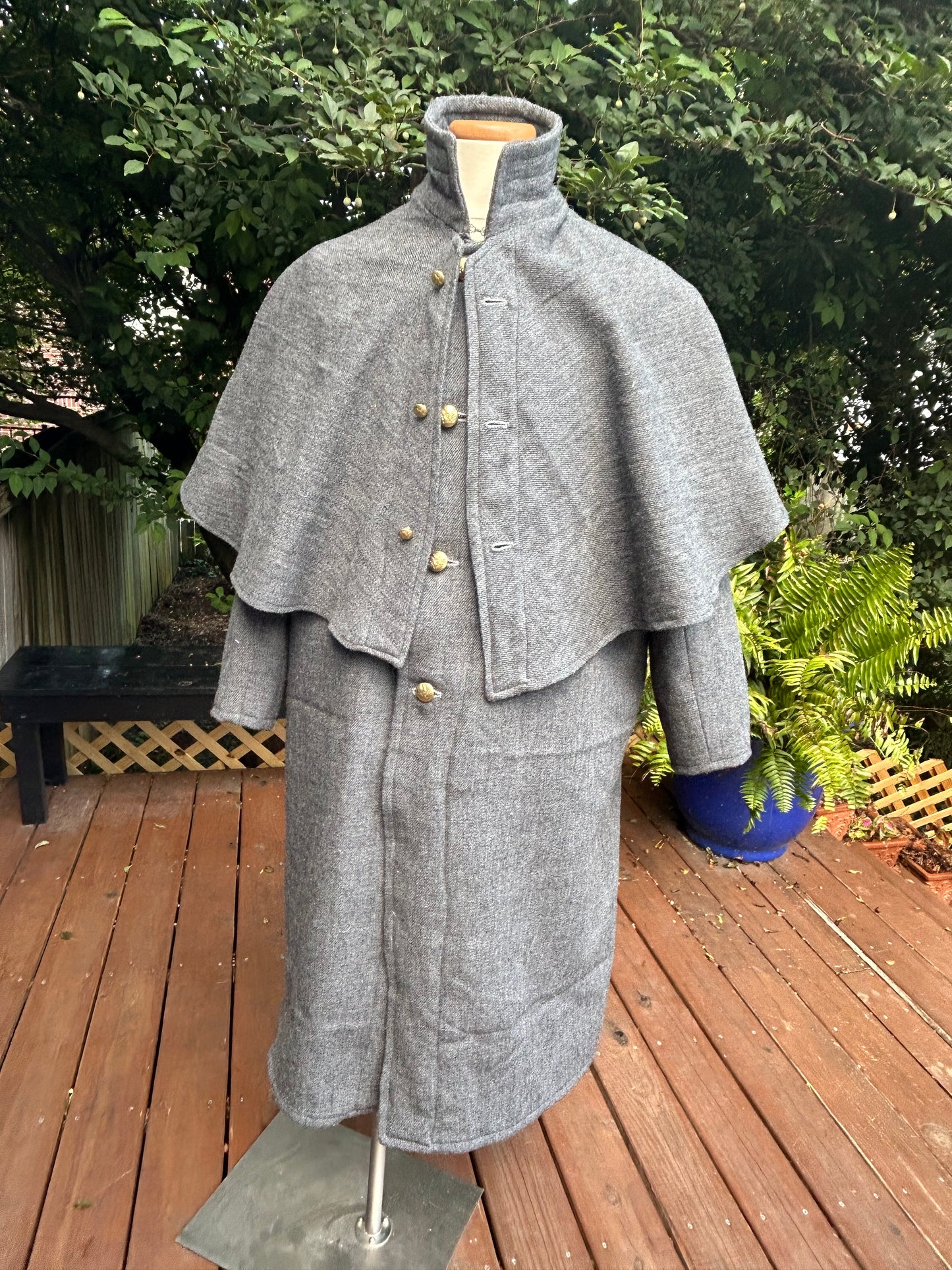 5th Texas Infantry Overcoat (Crude Broadcloth) 1861-1865