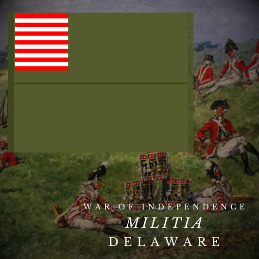 Delaware Militia Flag Stickers/Magnet