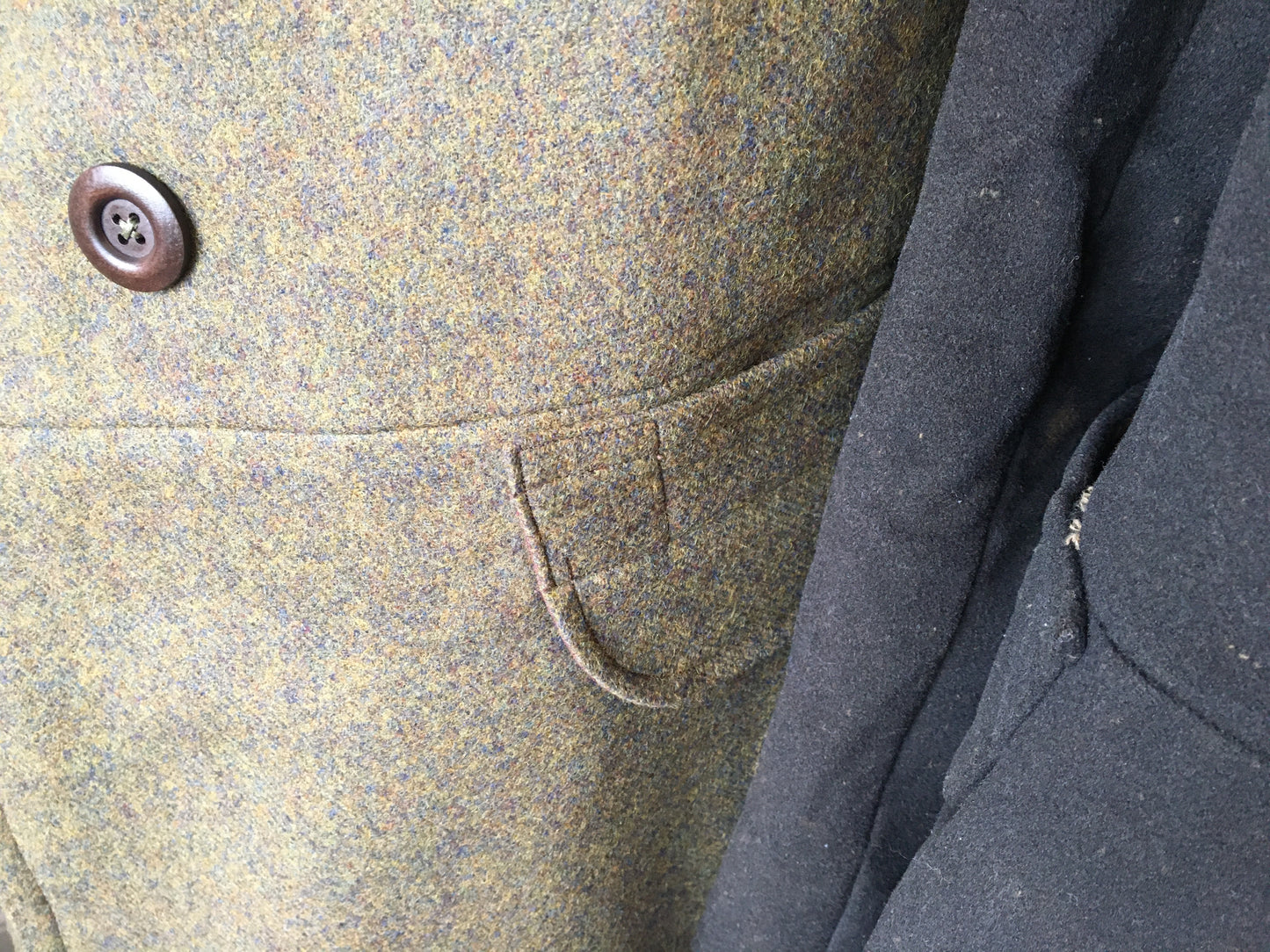 "Pressed into Service" Civilian Modified Confederate Overfrock Coat 1861-1865