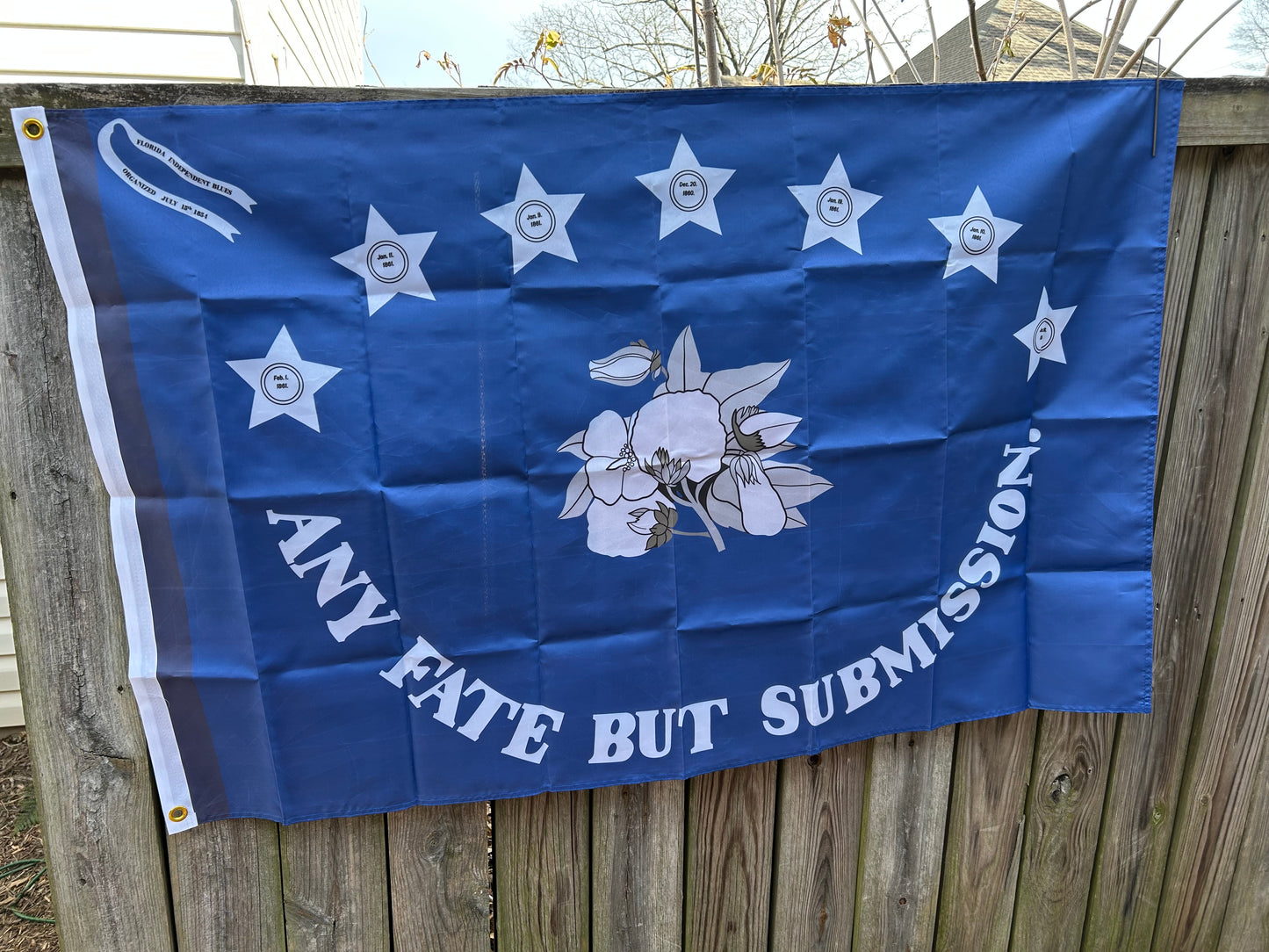 "Any Fate But Submission" 3rd Florida Infantry Flag
