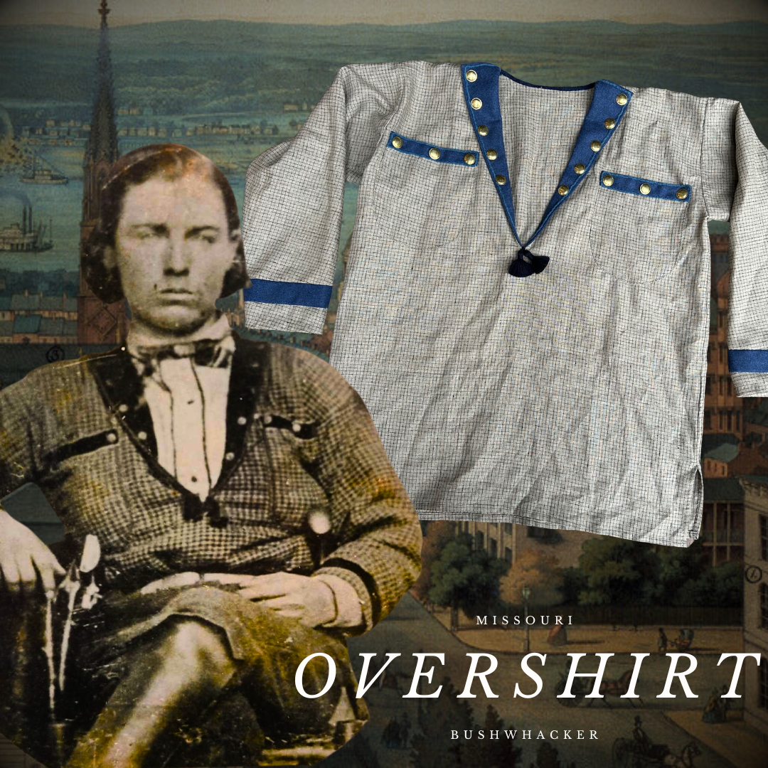 Missouri Bushwhacker Shirt (Checked) 1861-1865