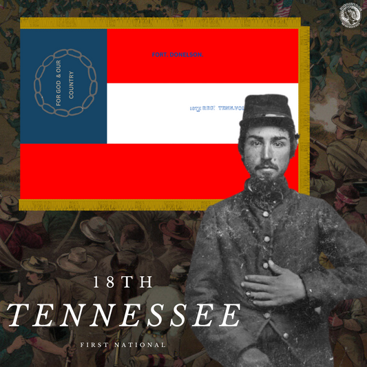 18th Tennessee Regiment 1862 Flag