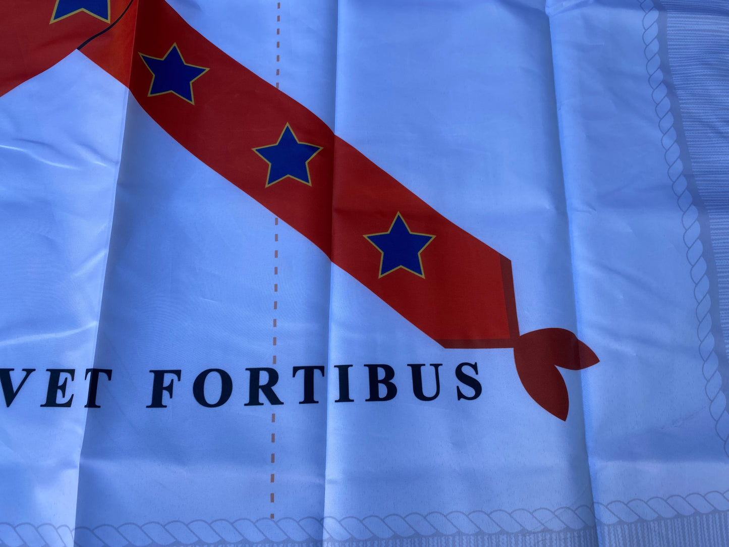 "Fortuna Favet Fortibus" ("Fortune favors the brave") 7th Alabama Cavalry House Flag