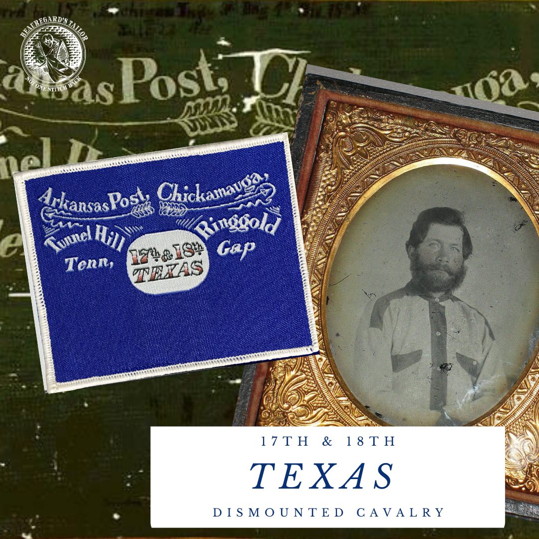 17th & 18th Texas Dismounted Cavalry Morale Patch