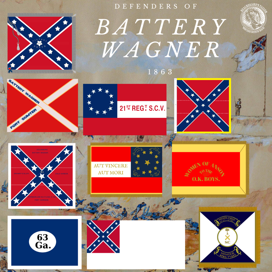 Defenders of Battery Wagner Sticker Set