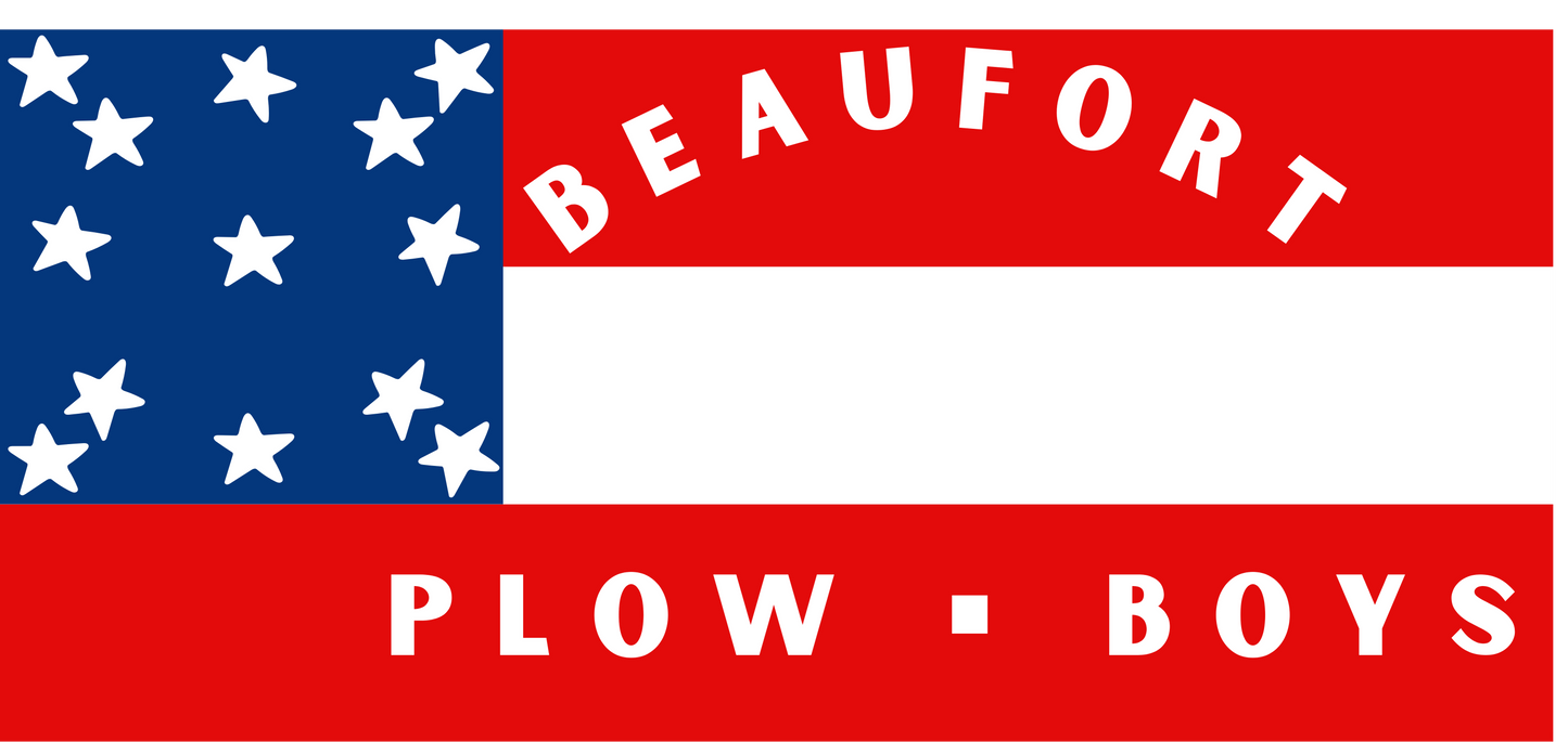 Beaufort Plow - Boys 61st North Carolina Flag Stickers