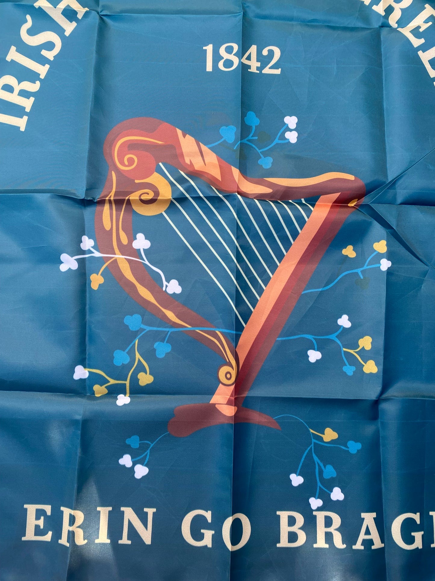 Irish Jasper Greens House Flag