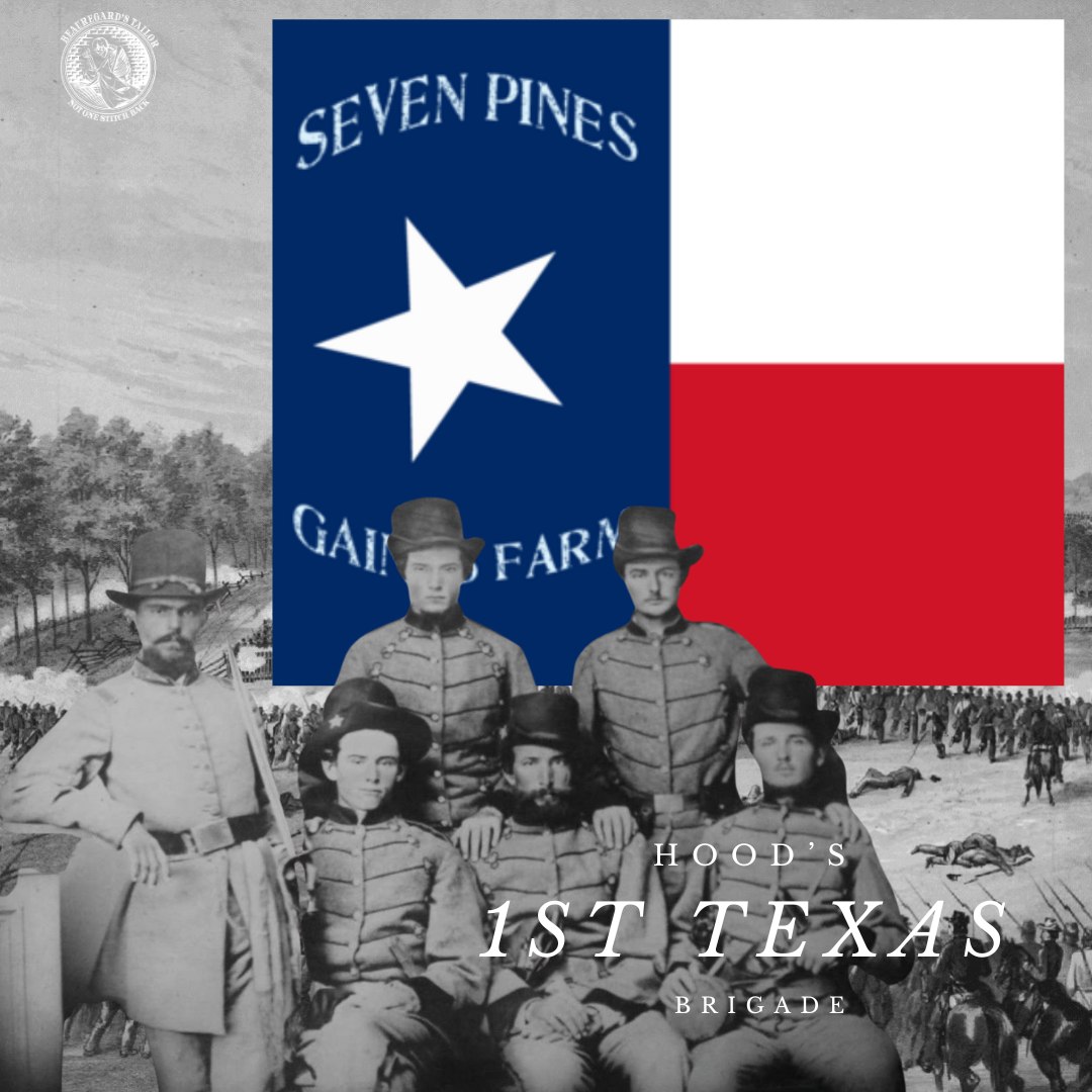 1st Texas Infantry Flag StickersMagnet