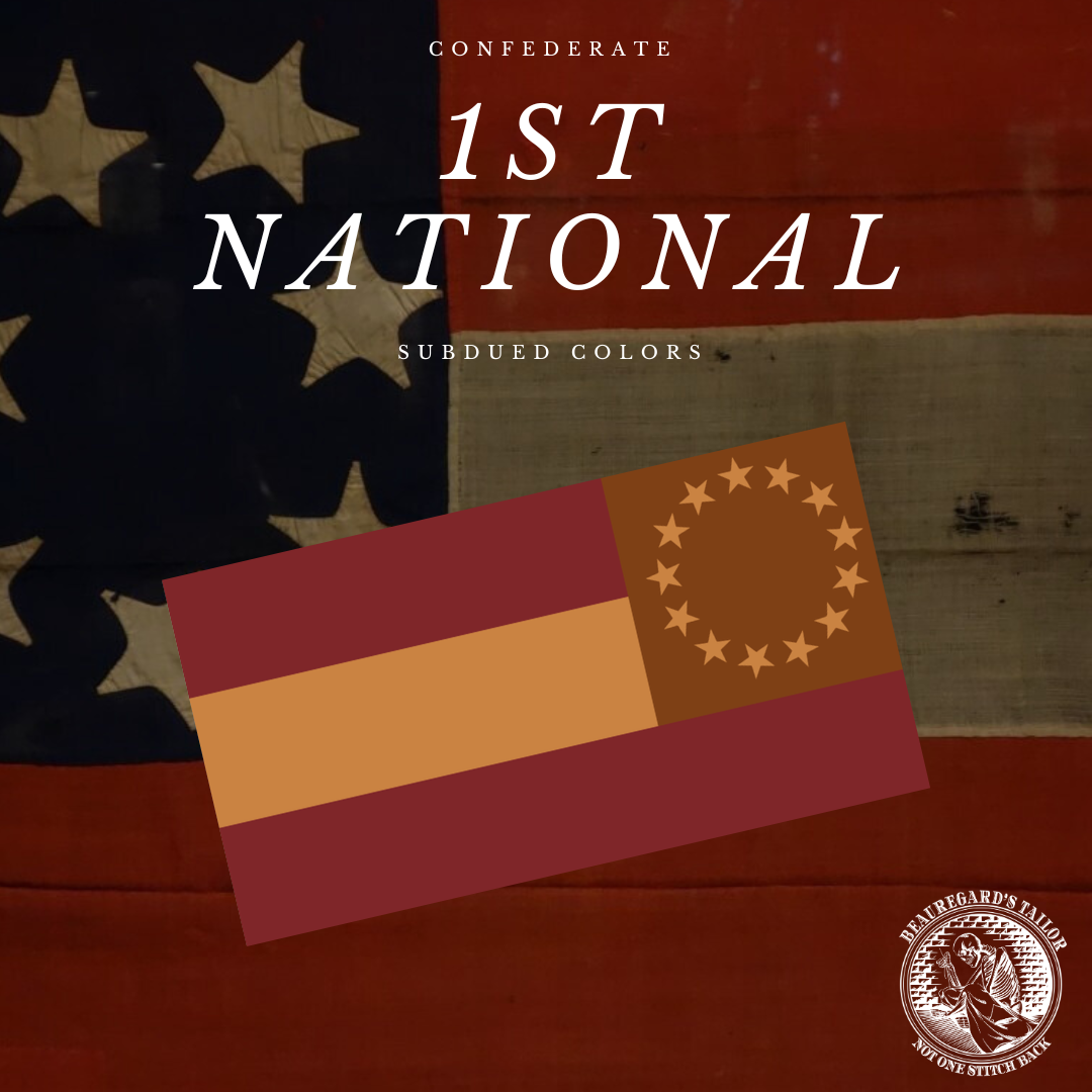Confederate First National Flag Stickers/Magnet