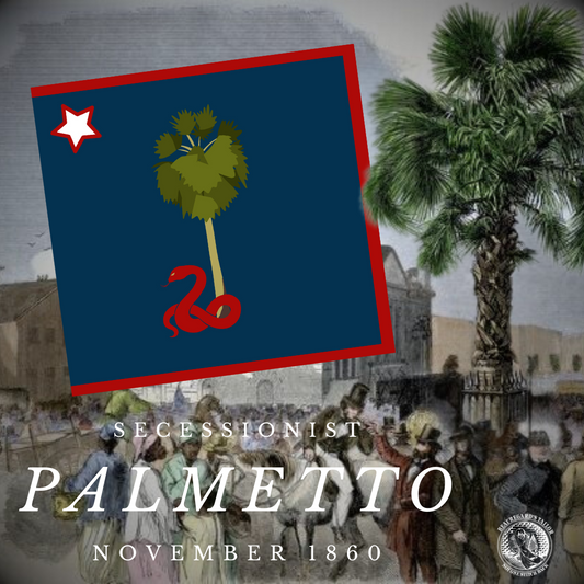 Charleston Secession Flag - November 1860 Stickers/Magnet