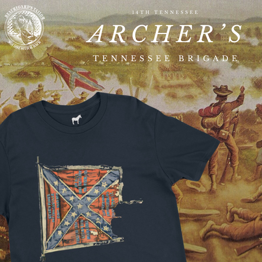 Confederate Battle Flag Shirt - 14th Tennessee Infantry