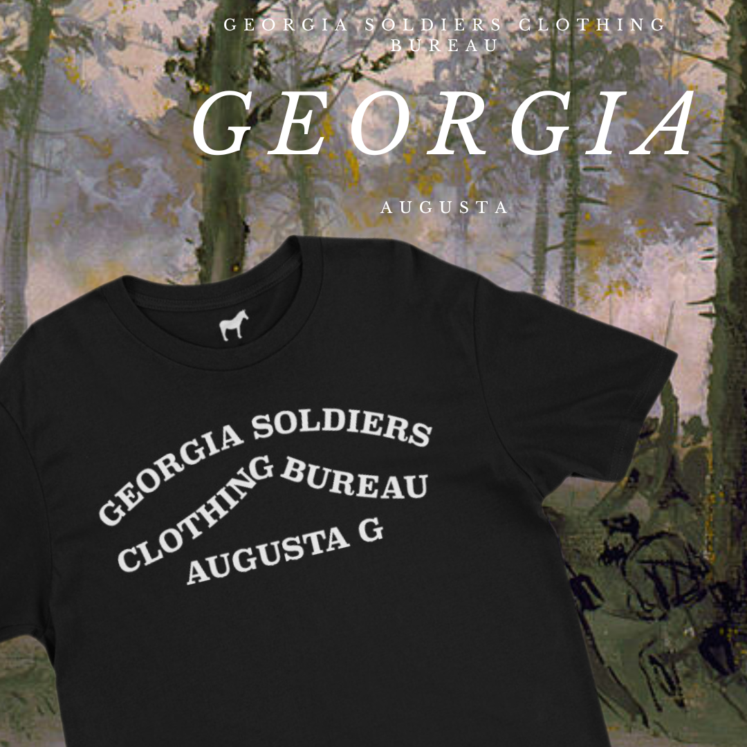 Georgia Soldiers Clothing Bureau Stamp T-Shirt