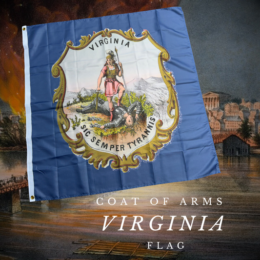 Virginia Coat of Arms Flag