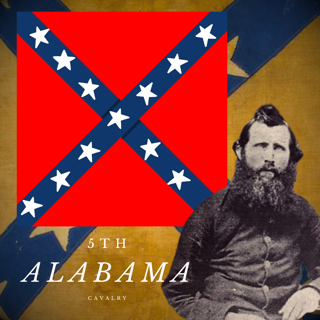 5th Alabama Cavalry Flag Stickers
