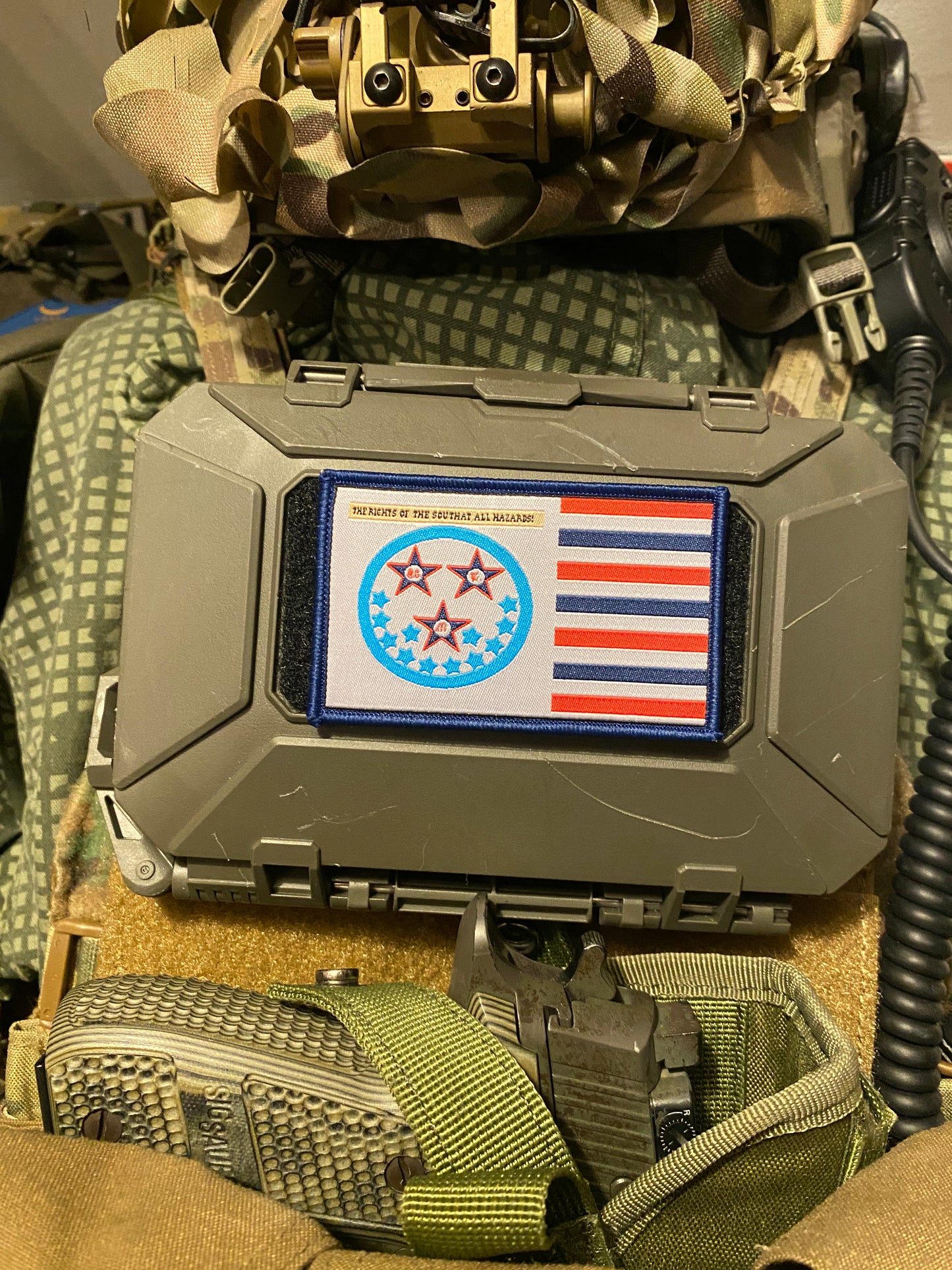 "The Rights of the South at All Hazards!" - Florida Secession Flag Patch