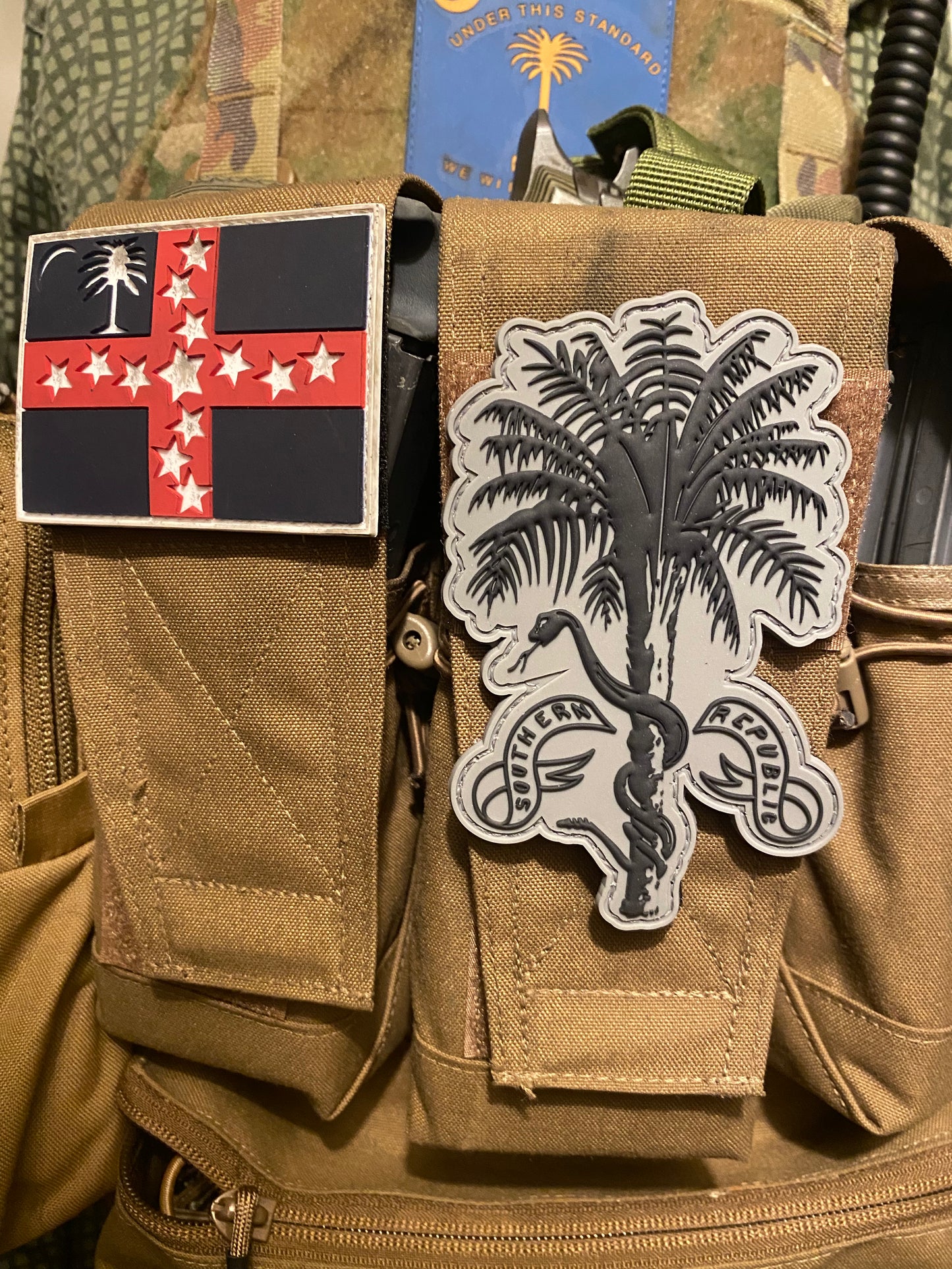 "Southern Republic" Palmetto Defender PVC Morale Patch
