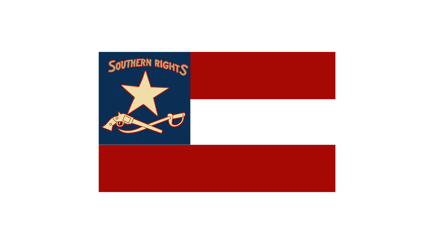 "Southern Rights" Arkansas Flag