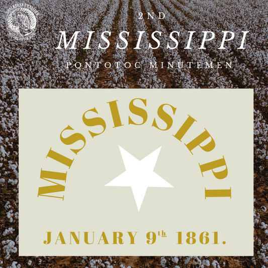 Pontotoc Minutemen, Company G - 2nd Mississippi Infantry Flag Stickers