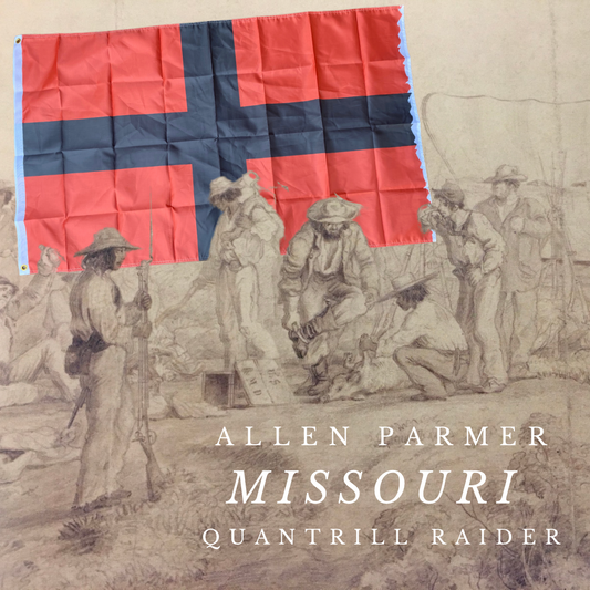 Quantrill Partisan Rangers - Allen Hazard Parmer Flag