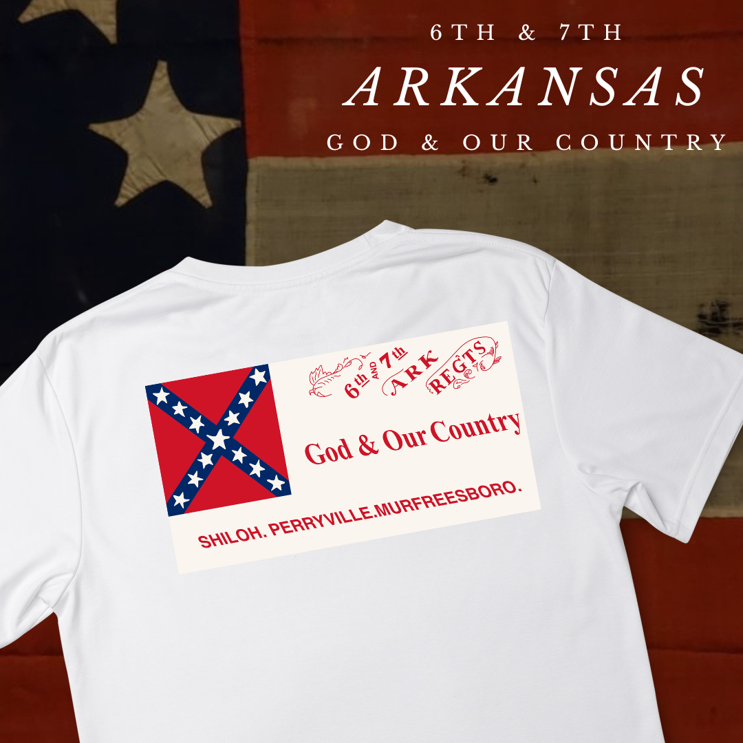 6th and 7th Arkansas - 2nd National Flag "God and Our Country" Shirt