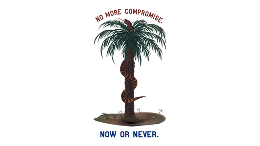 "No More Compromise" Charleston Secession Flag Stickers