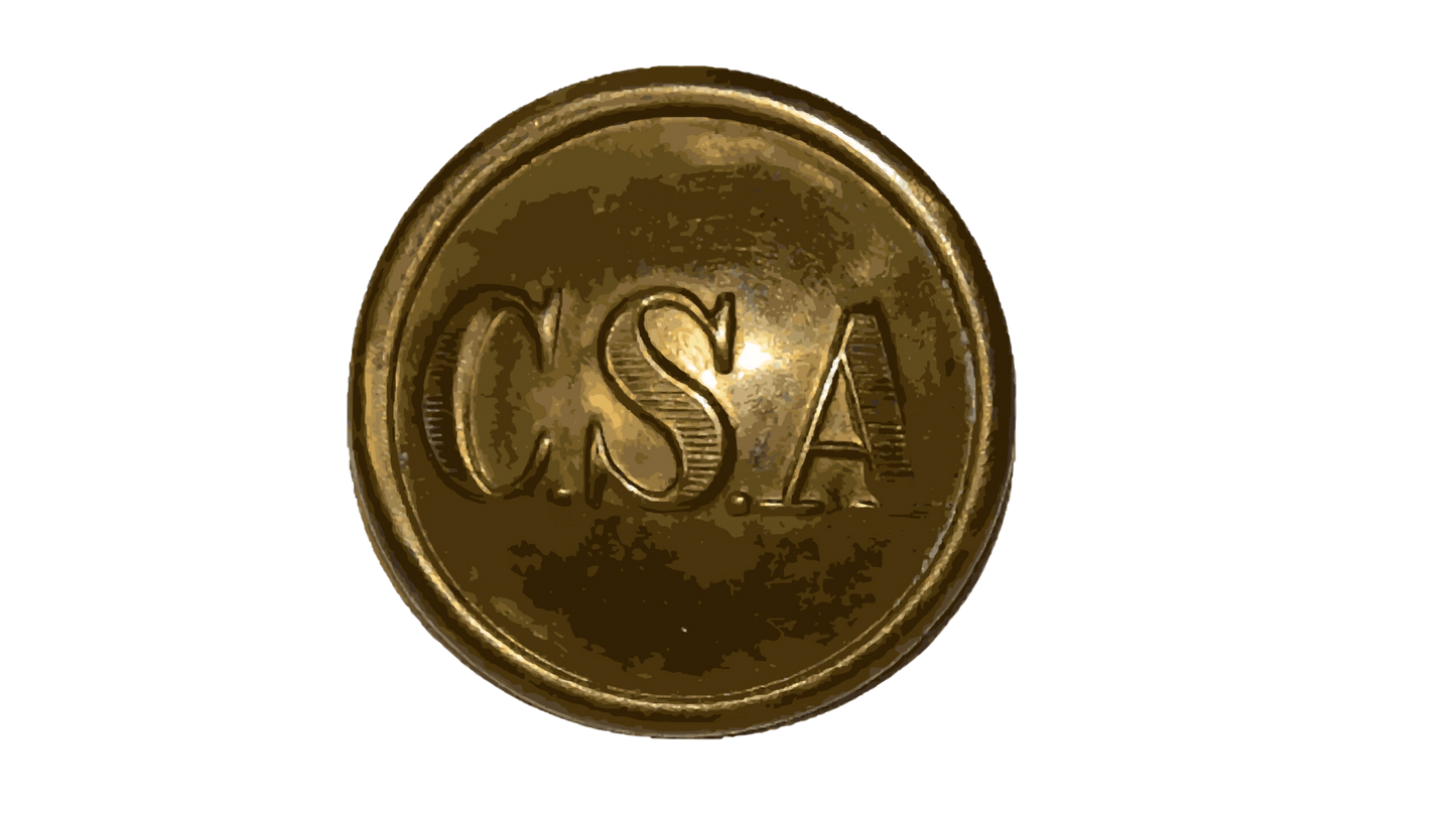 English Import "CSA" Button Stickers