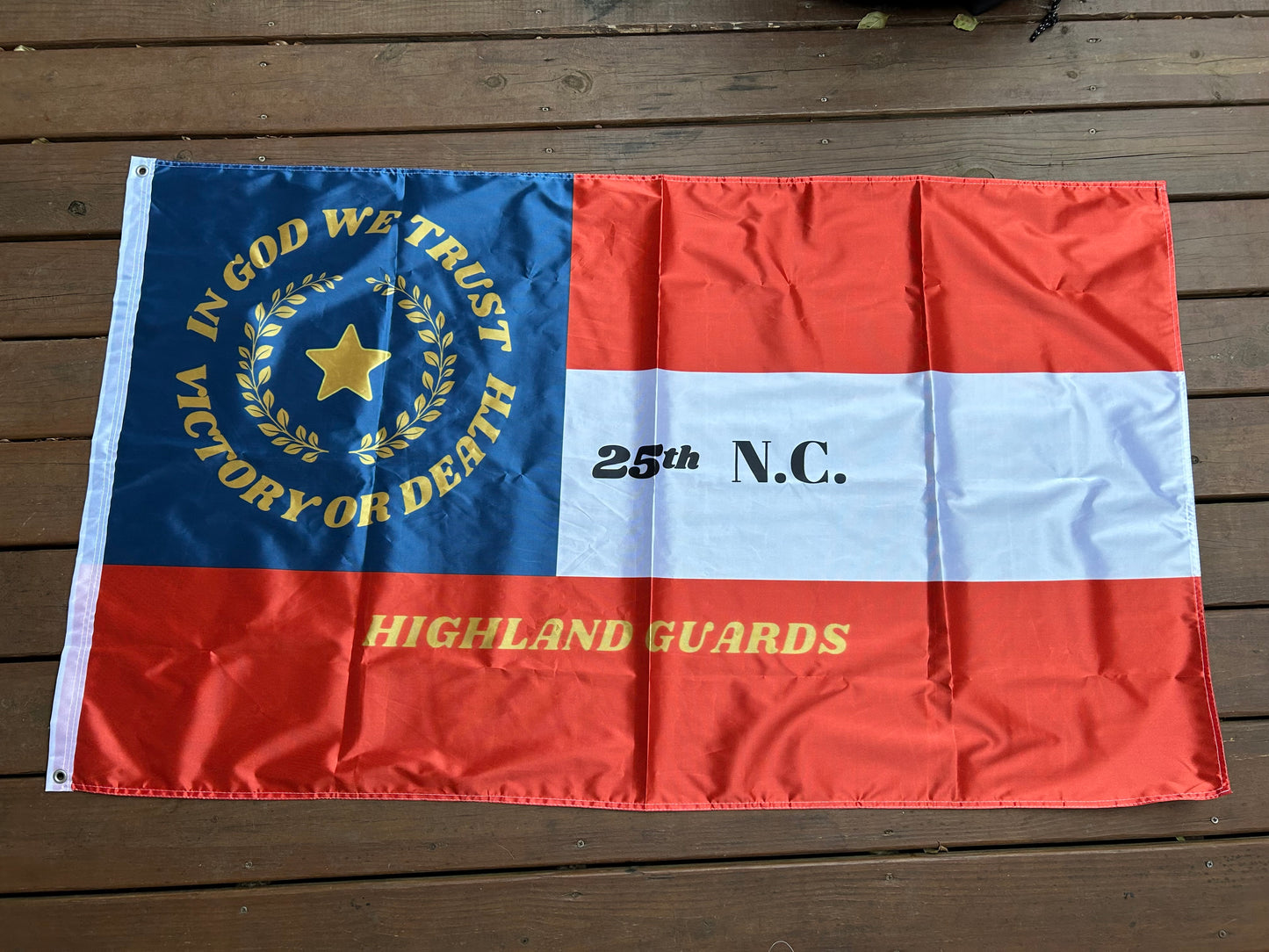 "Highland Guards" 25th North Carolina Infantry House Flag