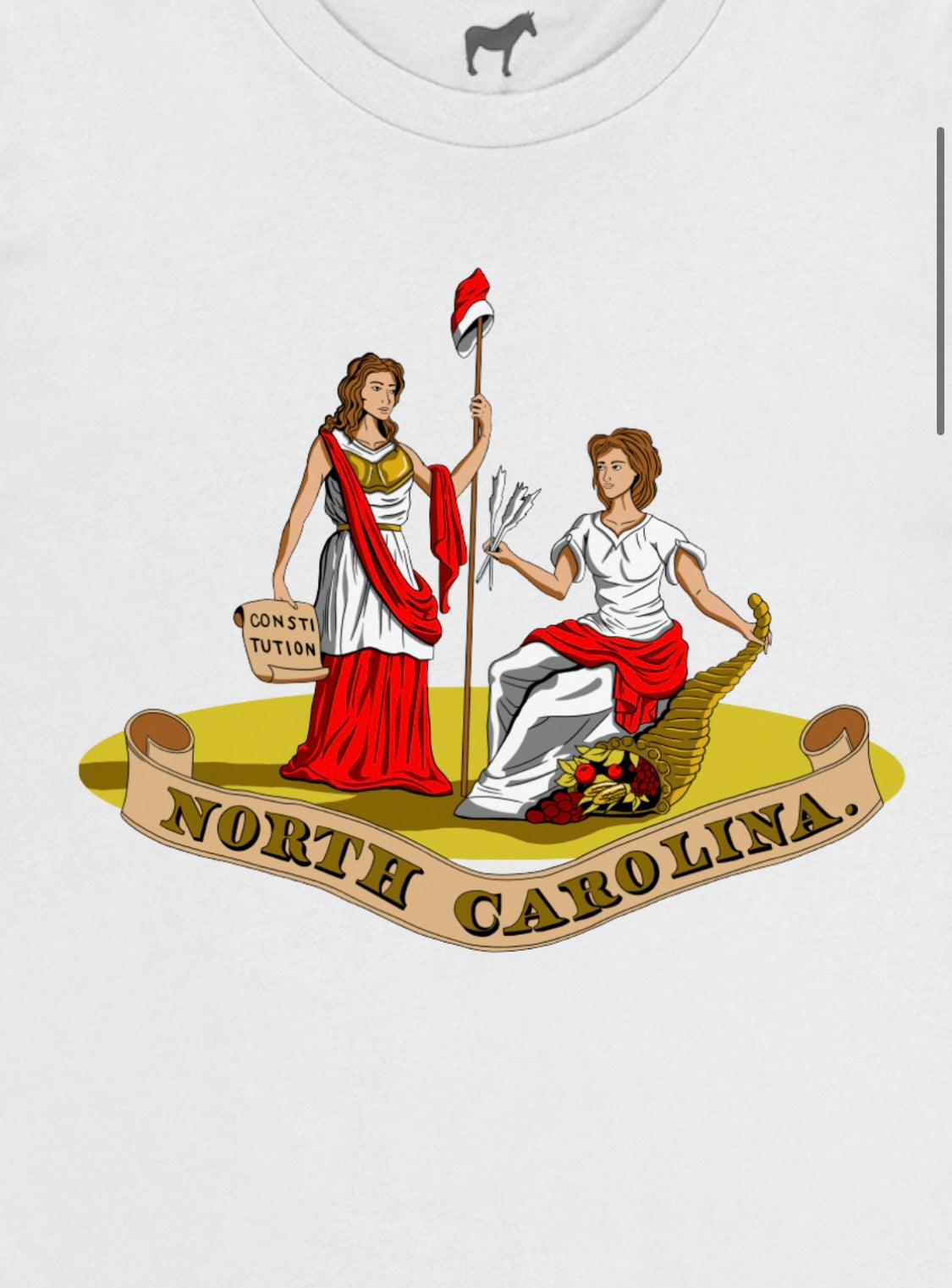 North Carolina State Seal/Coat of Arms "Constitution" Shirt