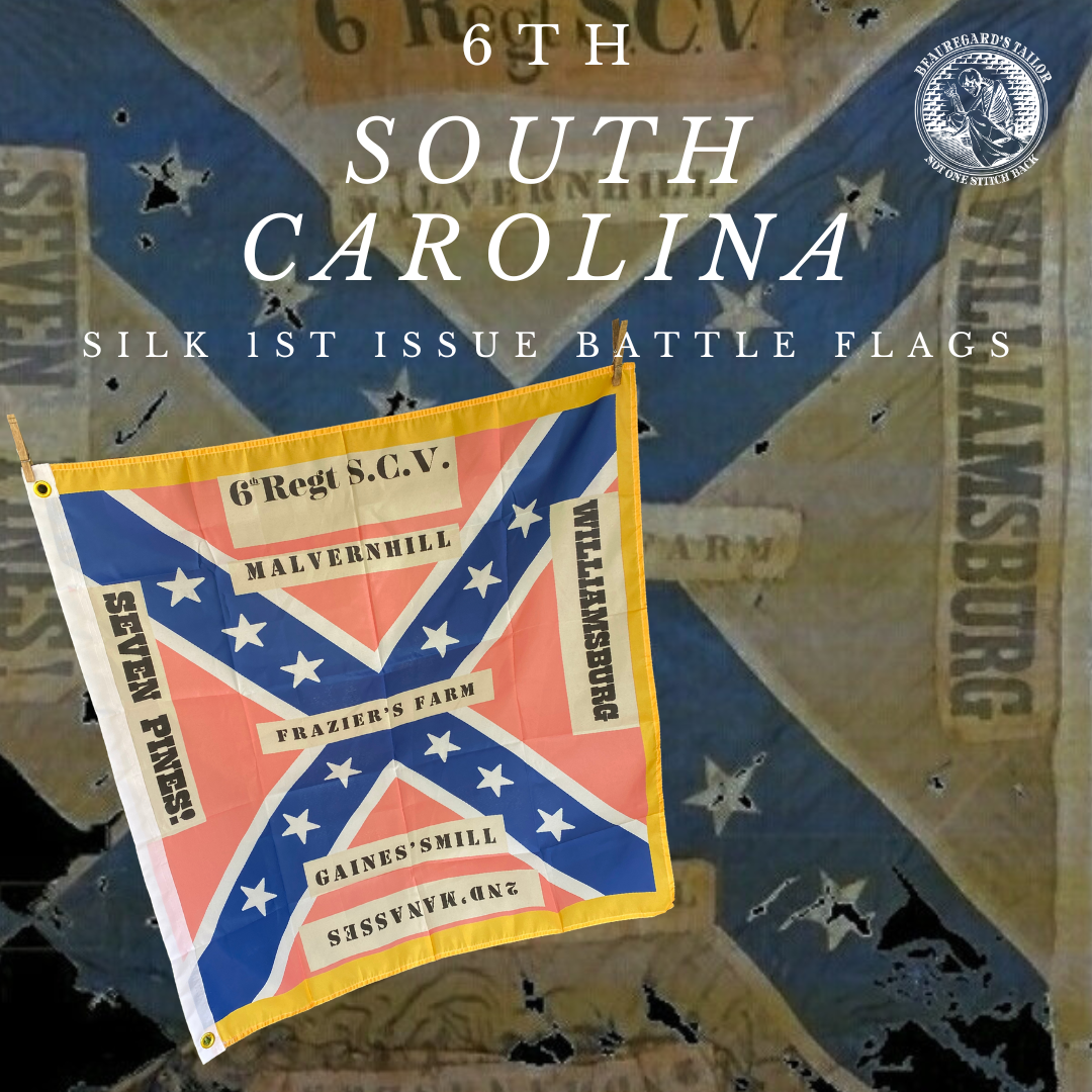 6th South Carolina "Silk Issue" Pink House Flag