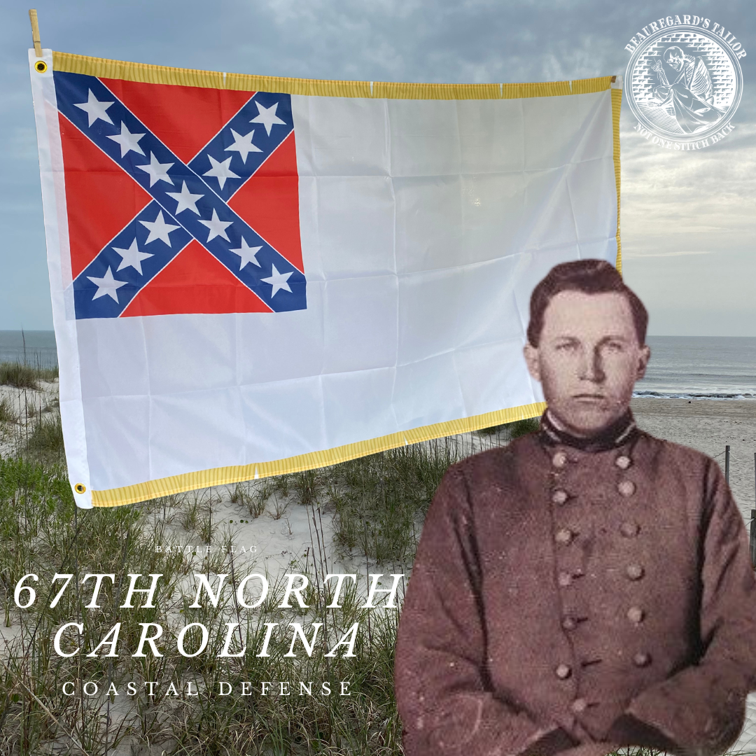 67th North Carolina 2nd National House Flag