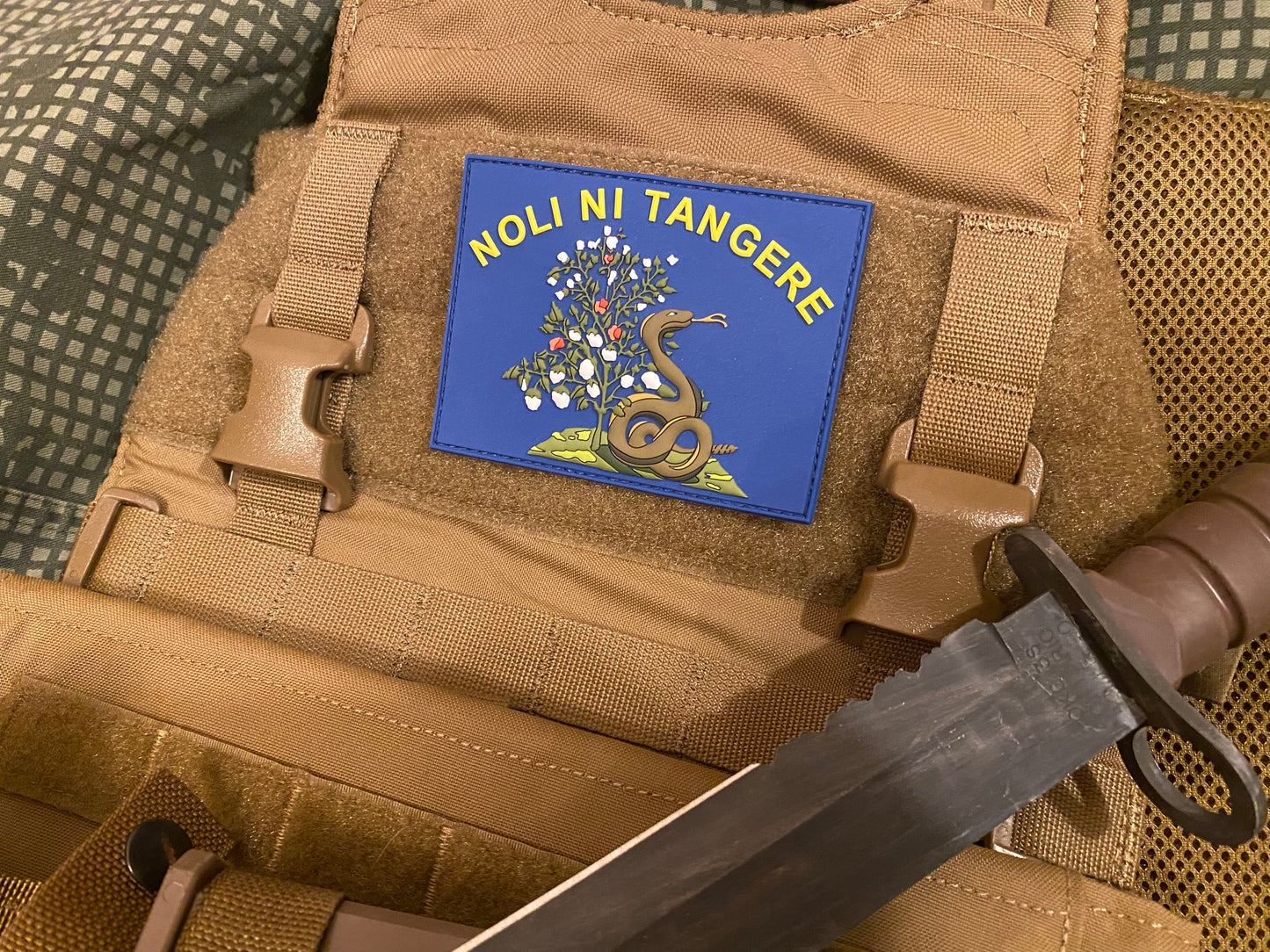1st Alabama "Touch me not" PVC Morale Patch