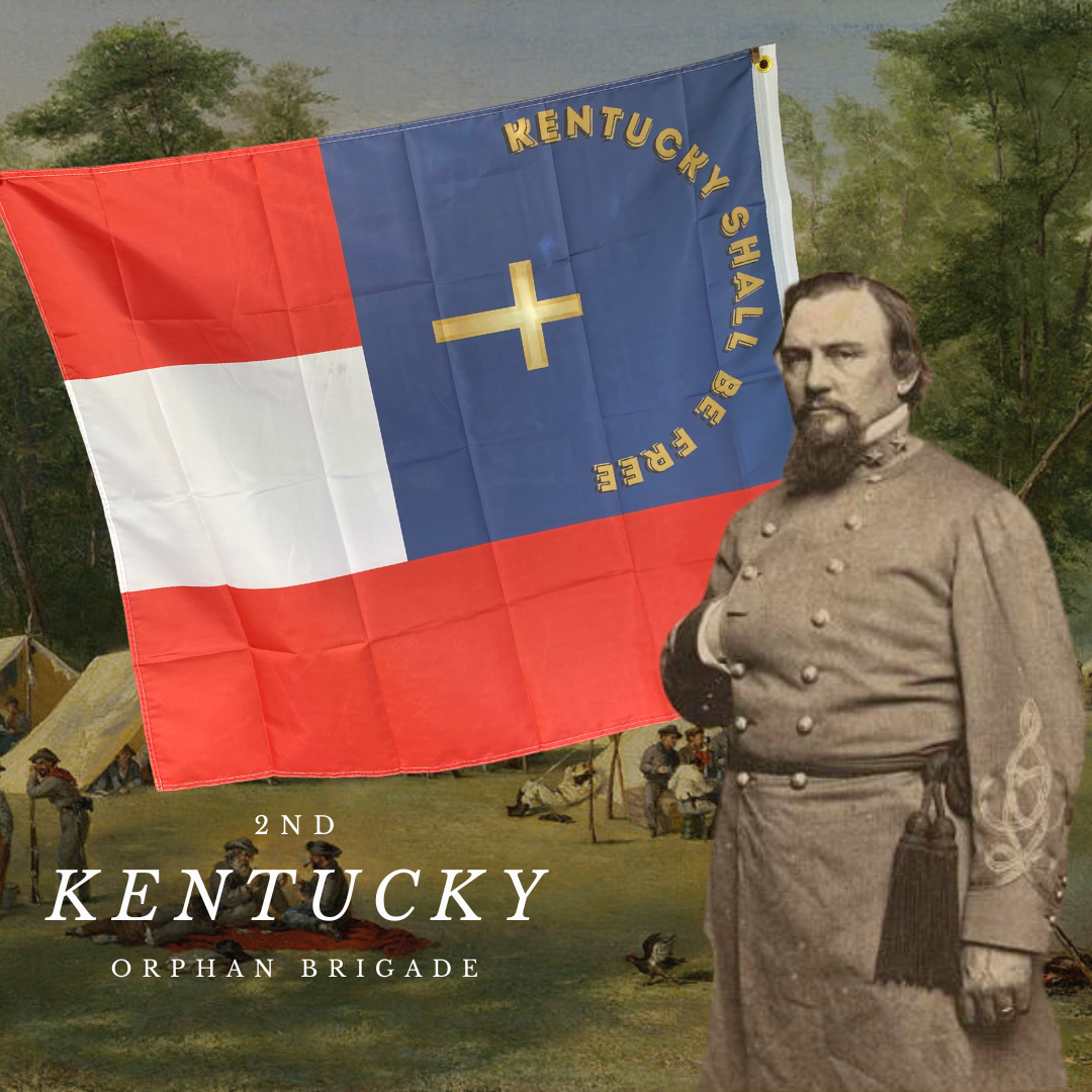 "Kentucky Shall Be Free" 2nd Kentucky Infantry House Flag