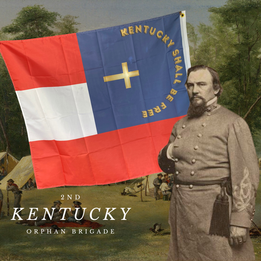 "Kentucky Shall Be Free" 2nd Kentucky Infantry House Flag