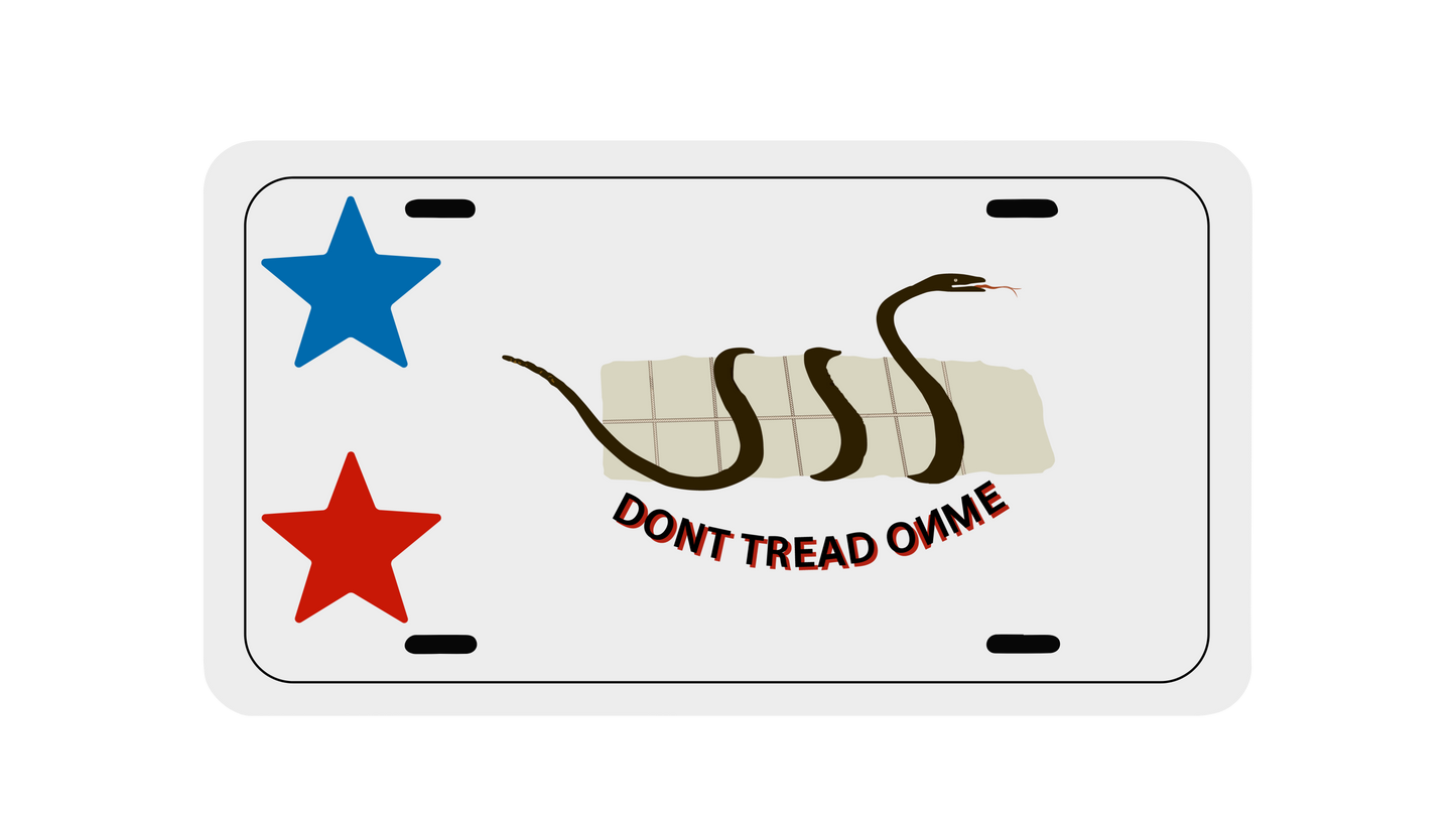 CSS Firefly Flag Car Tag/Plate